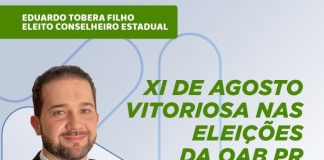 Segundo Dr Tobera sobre as Eleições da OAB: XI de agosto teve vitória acachapante em Palmas em relação a eleição estadual