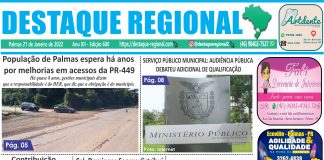 CAPA JORNAL DESTAQUE REGIONAL 21/01