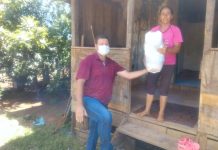 Cel. Domingos Soares distribui cestas básicas da Defesa Civil