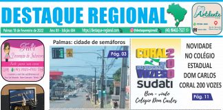 CAPA JORNAL DESTAQUE REGIONAL 18/02
