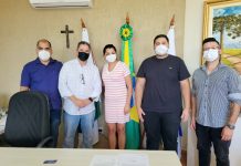 Primeira-dama de CDS recebe o deputado estadual Gilson de Souza