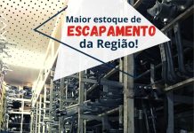 O Maior estoque de escapamento da Região!