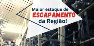 O Maior estoque de escapamento da Região!