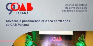 A OAB Paraná completou 90 anos nesta terça-feira, 15 de Fevereiro