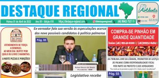 CAPA JORNAL DESTAQUE REGIONAL 01/04