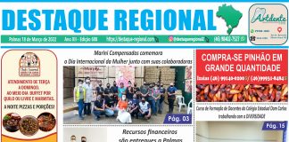 CAPA JORNAL DESTAQUE REGIONAL 18/03