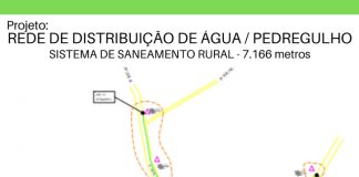 Prefeitura de CDS conclui projeto para instalação de rede de distribuição de água no Pedregulho