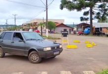 Prefeitura de CDS instala minirrotatória experimental