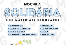 MOCHILA SOLIDÁRIA DOE MATERIAIS ESCOLARES PATO BRANCO