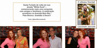 Suely Furtado de volta em sua amada “White Duck”… comemorando mais uma conquista com amigos e familiares