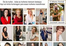 Dia da mulher… todas as mulheres merecem destaque.Aqui vai minha homenagem para essas mulheres maravilhosas