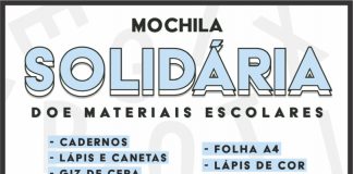 MOCHILA SOLIDÁRIA PATO BRANCO