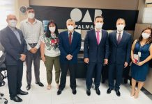 OAB Palmas realizou Reunião com o Desembargador Corregedor Regionaldo Tribunal Regional do Trabalho (TRT9) Dr. Marco Antônio Vianna Mansur