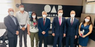 OAB Palmas realizou Reunião com o Desembargador Corregedor Regionaldo Tribunal Regional do Trabalho (TRT9) Dr. Marco Antônio Vianna Mansur