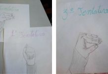 ARTE – Os alunos do EM experienciaram nas aulas de Arte uma prática de desenho de observação onde são trabalhados o lado do cérebro responsável pelo raciocínio. Percepção visual partindo do desenho de imaginação com ênfase na técnica de realismo, professora Andrea.