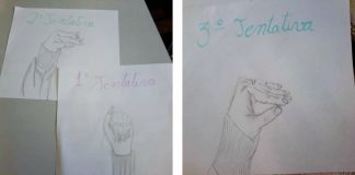 ARTE – Os alunos do EM experienciaram nas aulas de Arte uma prática de desenho de observação onde são trabalhados o lado do cérebro responsável pelo raciocínio. Percepção visual partindo do desenho de imaginação com ênfase na técnica de realismo, professora Andrea.