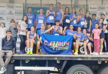 Atletas palmenses em movimento