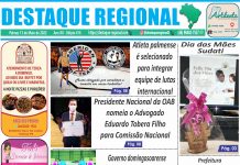 CAPA JORNAL DESTAQUE REGIONAL 13/05