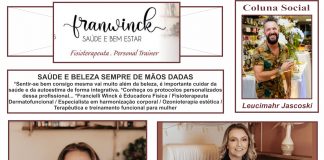 SAÚDE E BELEZA SEMPRE DE MÃOS DADAS