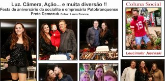 Luz. Câmera, Ação… e muita diversão !!