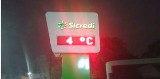 Palmas do frio e da solidariedade