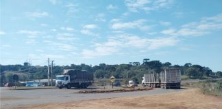 Trevos de Palmas sem iluminação