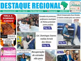 CAPA JORNAL DESTAQUE REGIONAL 24/06