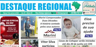 CAPA JORNAL DESTAQUE REGIONAL 10/06