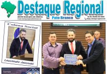 CAPA JORNAL DESTAQUE REGIONAL PATO BRANCO