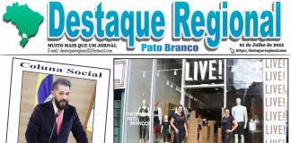 CAPA JORNAL DESTAQUE REGIONAL PATO BRANCO