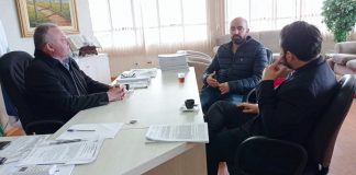 Bandiera recebe o delegado de Polícia Civil de Palmas