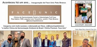 Aconteceu há um ano… inauguração da Face Unic Pato Branco