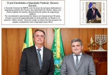 O pré-Candidato a Deputado Federal, Gerson Zocchi