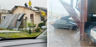 A cidade de Palmas, foi atingida por uma forte chuva o que ocasionou pontos de alagamento e destelhamento de comércios e residências