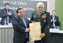 CÂMARA DE PALMAS OUTORGA GENERAL MATTOS COMO CIDADÃO PALMENSE