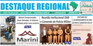 CAPA JORNAL DESTAQUE REGIONAL 15/07