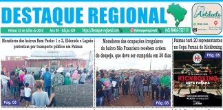 CAPA JORNAL DESTAQUE REGIONAL 22/07