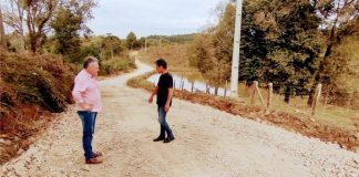 Bandiera acompanha trabalhos no interior de Coronel Domingos Soares