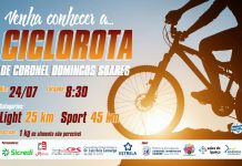 Prefeitura e IGR Vales do Iguaçu promovem a 1ª Ciclorota de Coronel Domingos Soares