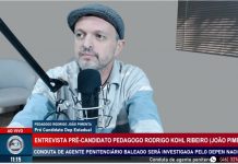 Em entrevista à Rádio Guaribas FM, Pedagogo Rodrigo Kohl Ribeiro (João Pimenta) afirma que será mesmo candidato a deputado estadual