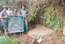 Mais uma ação do Projeto Proteja uma Nascente