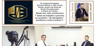 7 anos de trabalho e parceria no escritório JE advogados
