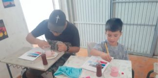 Oficina de Pintura desenvolve a criatividade de crianças e adolescentes domingosoarenses