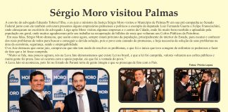 Sérgio Moro visitou Palmas