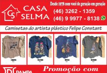 Camisetas do artista plástico Felipe Constant Promoção com 30% de desconto