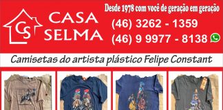 Camisetas do artista plástico Felipe Constant Promoção com 30% de desconto