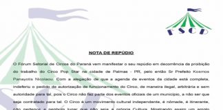 CIRCO BARRADO NA CIDADE QUE ESTÁ SENDO TRANSFORMADA EM CIRCO PELO “MESTRE DO PICADEIRO’’