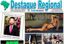 CAPA JORNAL DESTAQUE REGIONAL PATO BRANCO 26/08