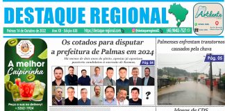 CAPA JORNAL DESTAQUE REGIONAL 14/10