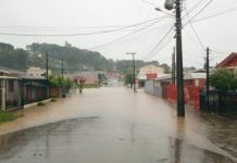 Palmenses enfrentam transtornos causados pela chuva